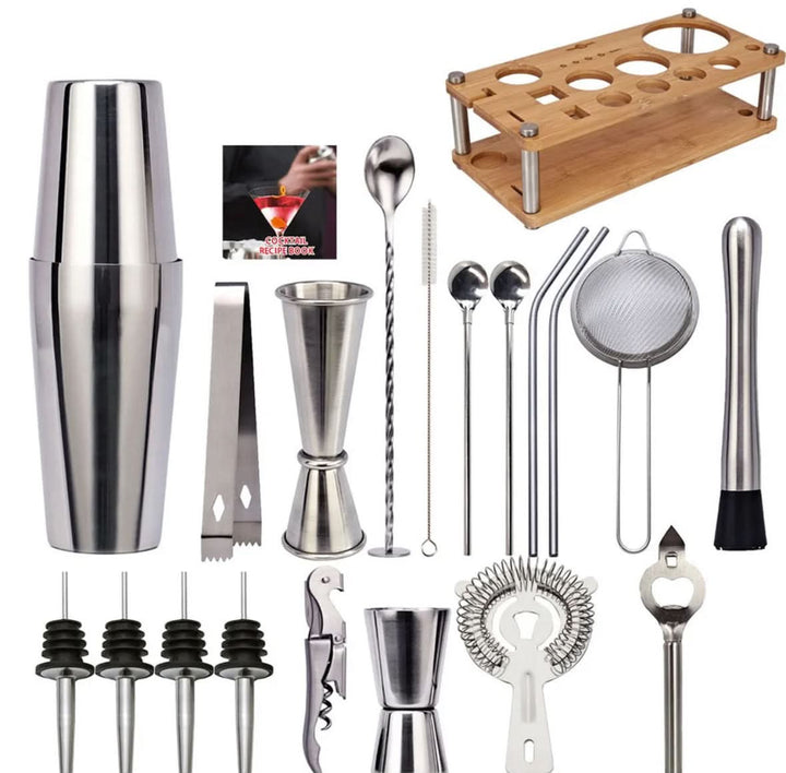 BowLift | Professional 23-Piece Bartender Cocktail Shaker Set