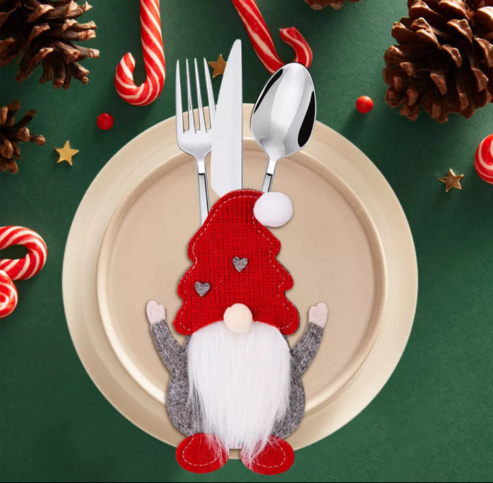 BowLift | 5pc Christmas Gonk Cutlery Holder