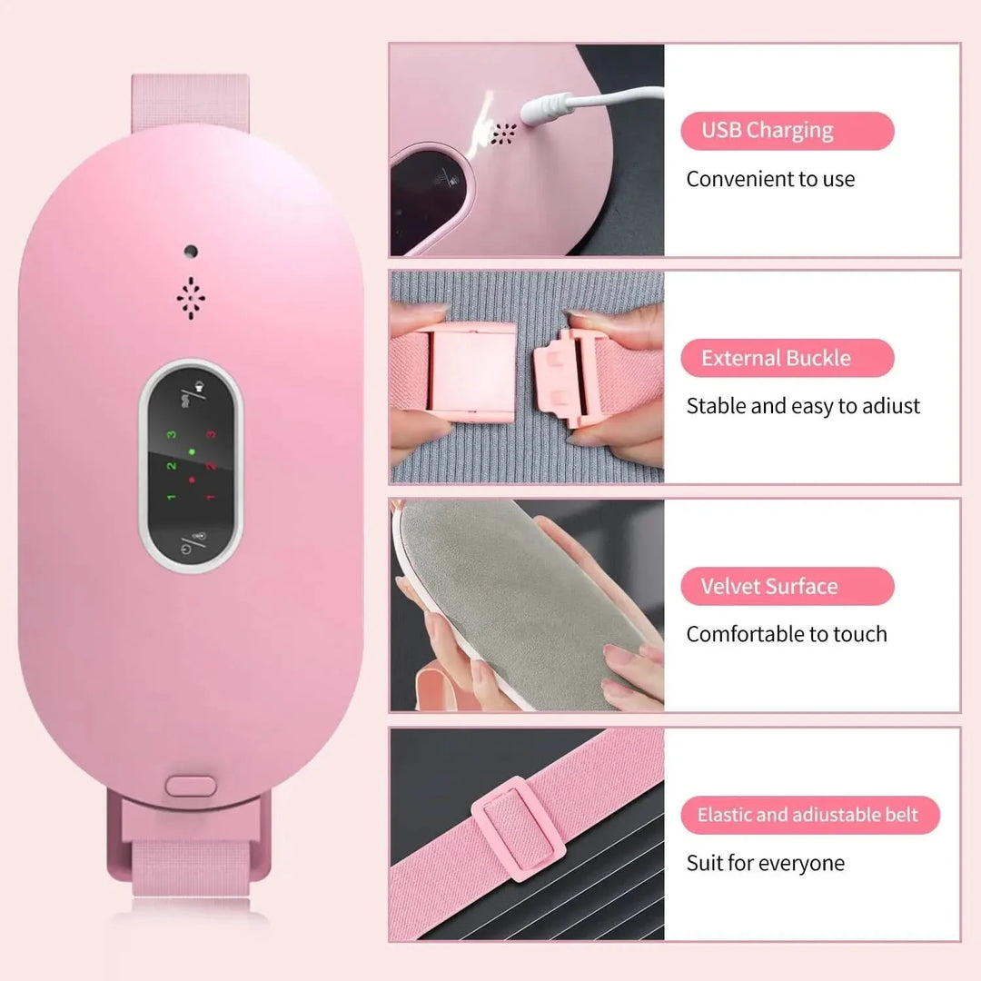 BowLift | Menstrual & abdominal pain relief with graphene heat & vibration massage