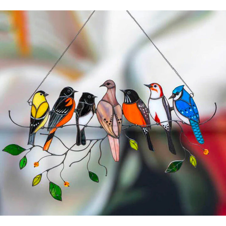 BowLift | Stained Glass Bird Suncatcher - Francia