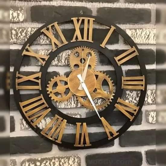 BowLift | Vintage Gear Pocket Wall Clock
