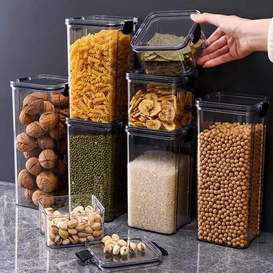 BowLift | 8 pieces airtight storage containers