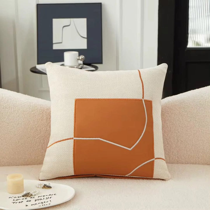 BowLift | Cushion with Geometric Embroidery