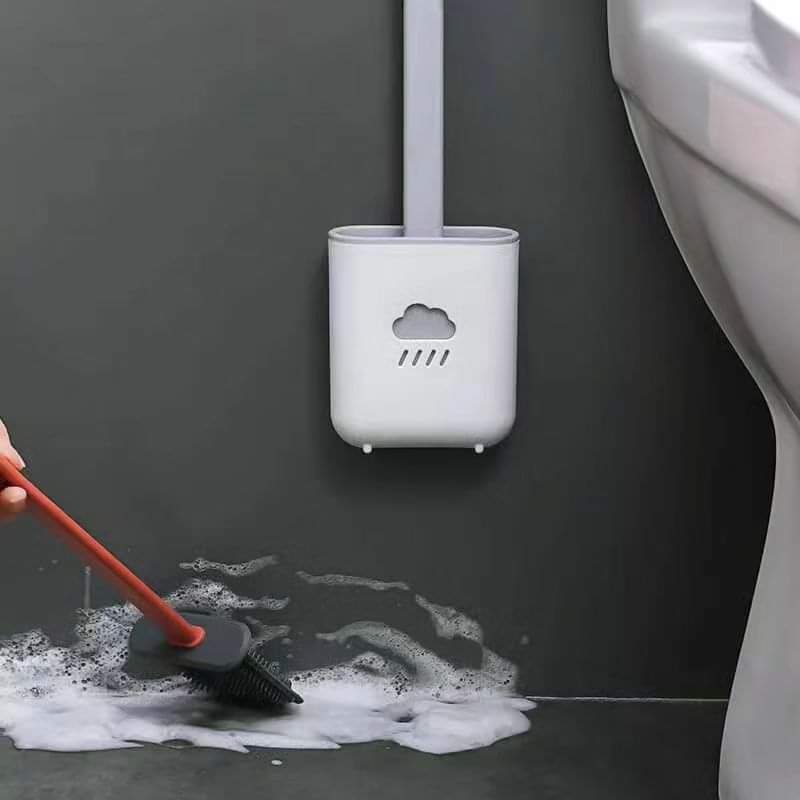 BowLift | Flat Head Silicone Toilet Brush
