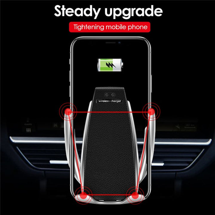 Wireless automatic mobile charger and holder for the car | Bowlift