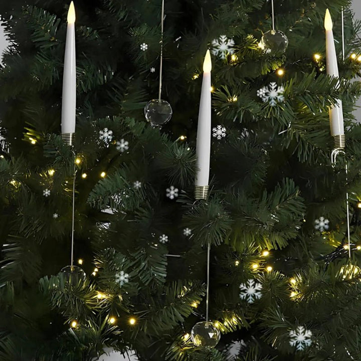 BowLift | LED candle set without flame for Christmas trees & festive decorations
