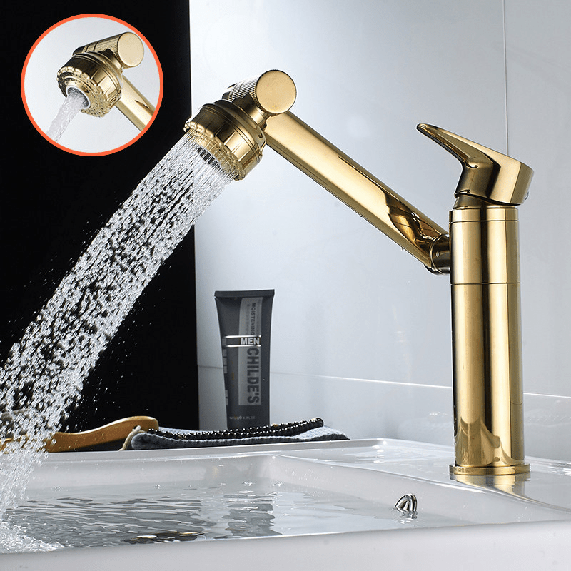 BowLift | Flexible faucet with 360° spray function for bathroom & kitchen