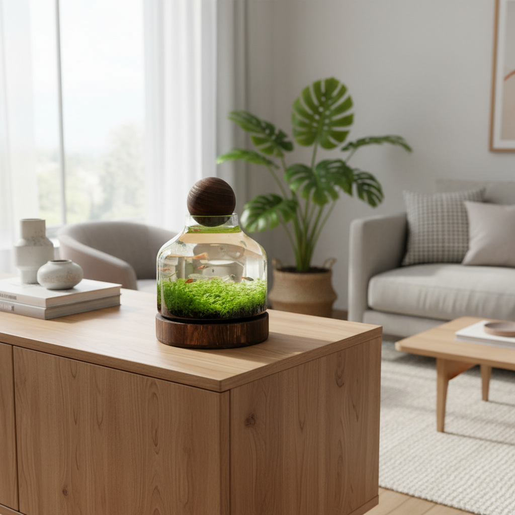 BowLift | Micro Aquarium Compact Glass Ecological Fish Tank