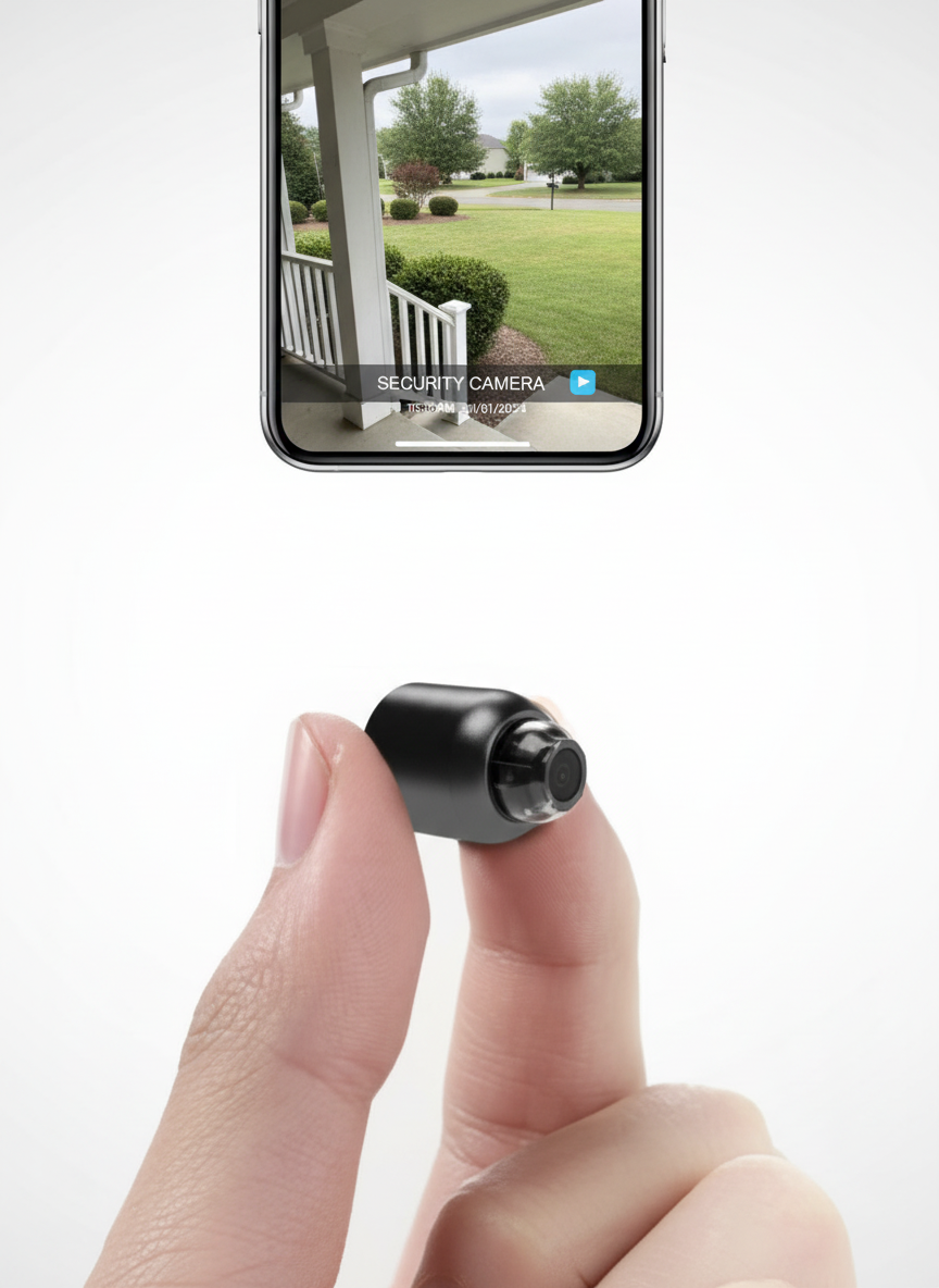 BowLift | Small WiFi Security Camera Night Vision Security Surveillance Camera