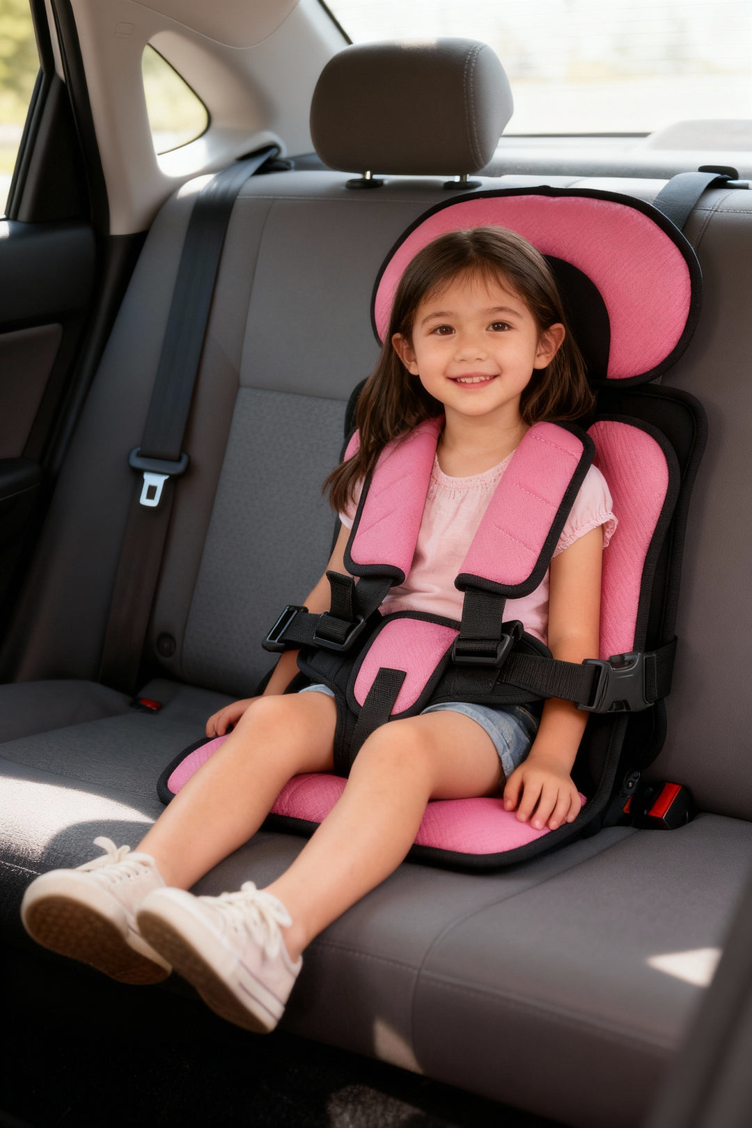 BowLift | Travel Car Seat Portable Toddler Booster Safety Compact Harness Foldable