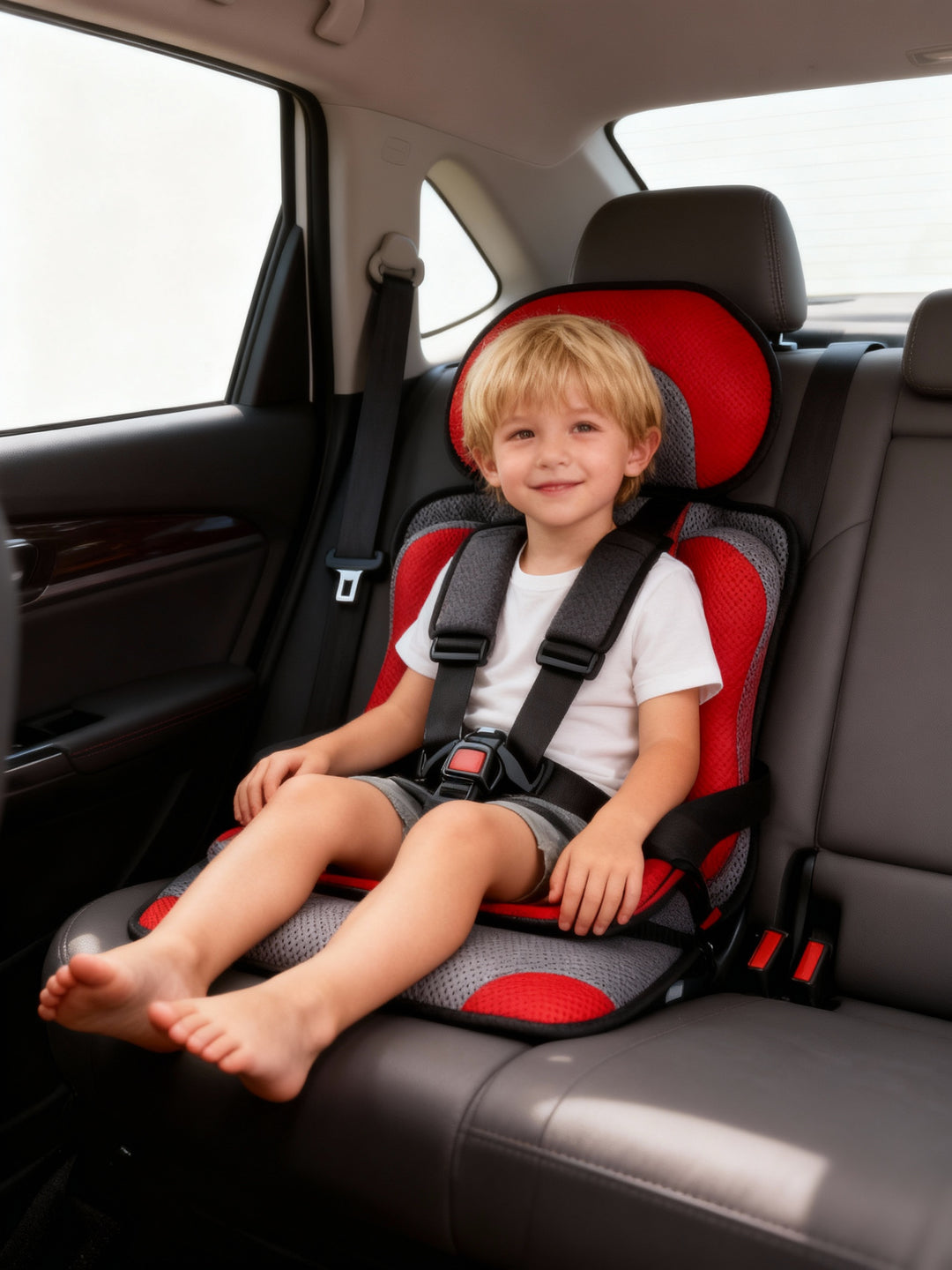 BowLift | Travel Car Seat Portable Toddler Booster Safety Compact Harness Foldable