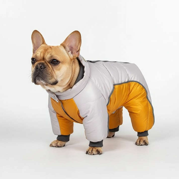 BowLift | Warm & waterproof winter jacket for dogs with reflective stripes