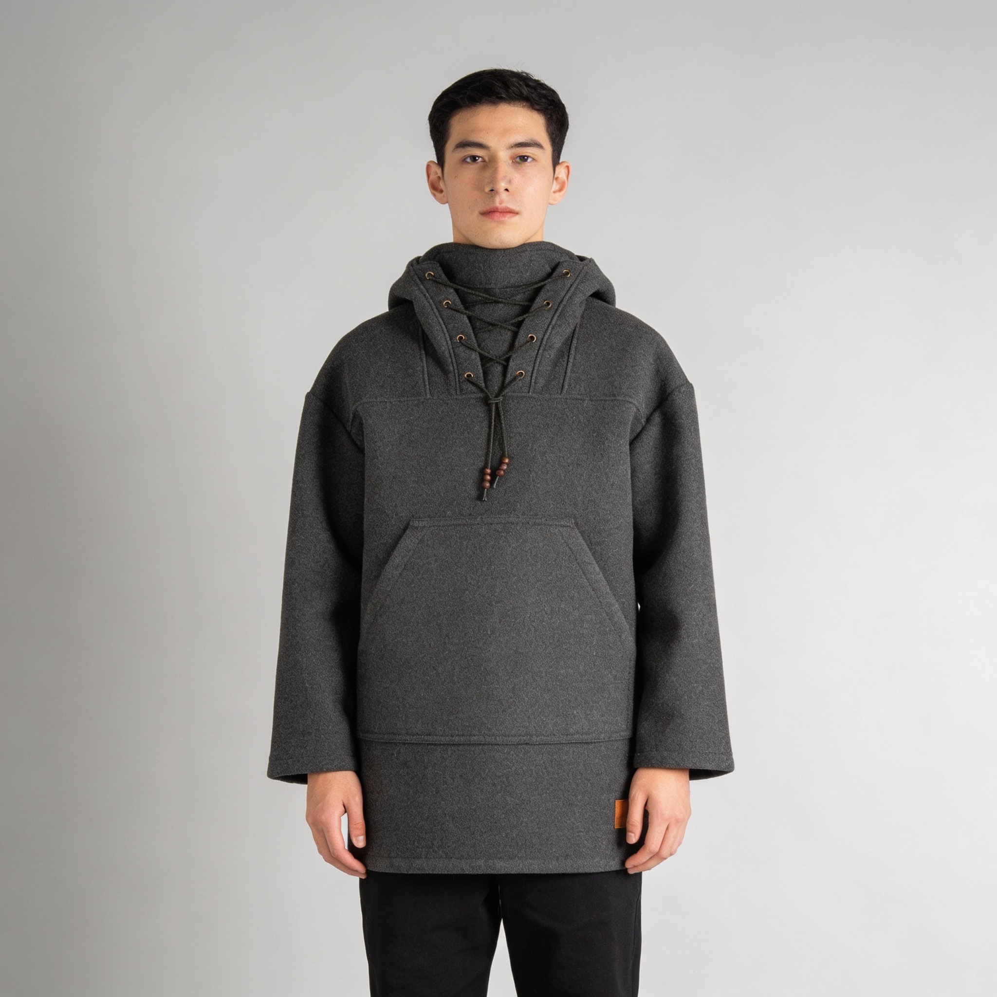 BowLift | Boreal Windrak Woolanorak Jacket | 650g/m² Heavyweight Wool | 28-Micron Wind-Resistant Outerwear | Technical Hunting & Expedition Smock