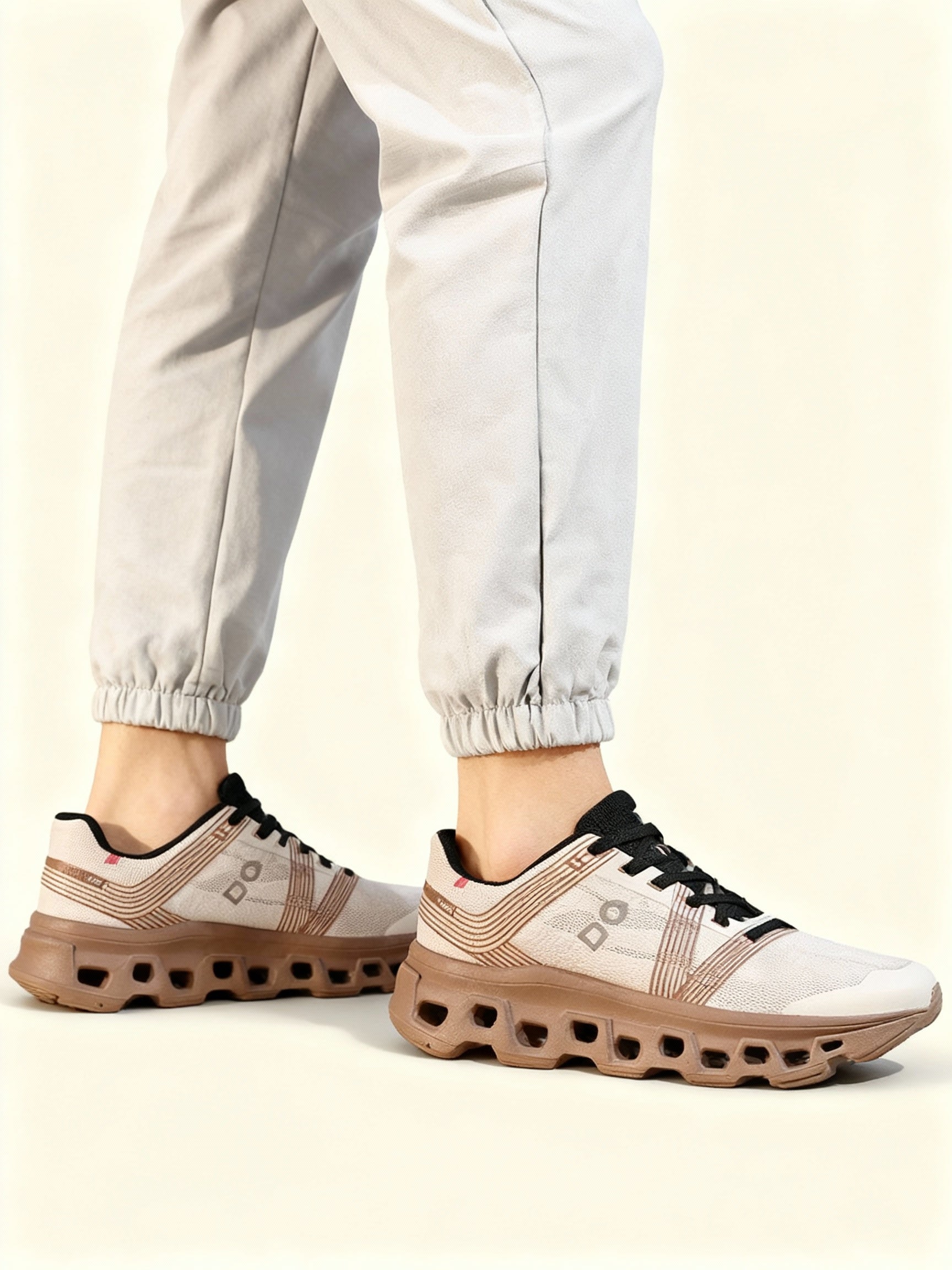 BowLift Men's Sneakers | Cotton Fabric Upper | Breathable, Lightweight, Lace-Up