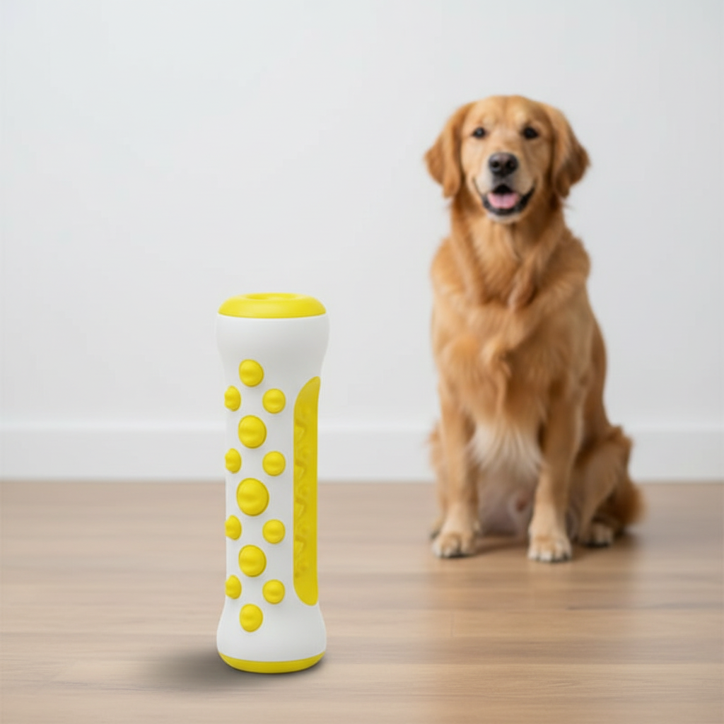 BowLift | ZenDog Calming Dog Toy | Lavender & Chamomile Infused | Non-Toxic High-Durability Polymer | Anxiety-Reduction Sensory Hardware | Pliable Tactile Surface