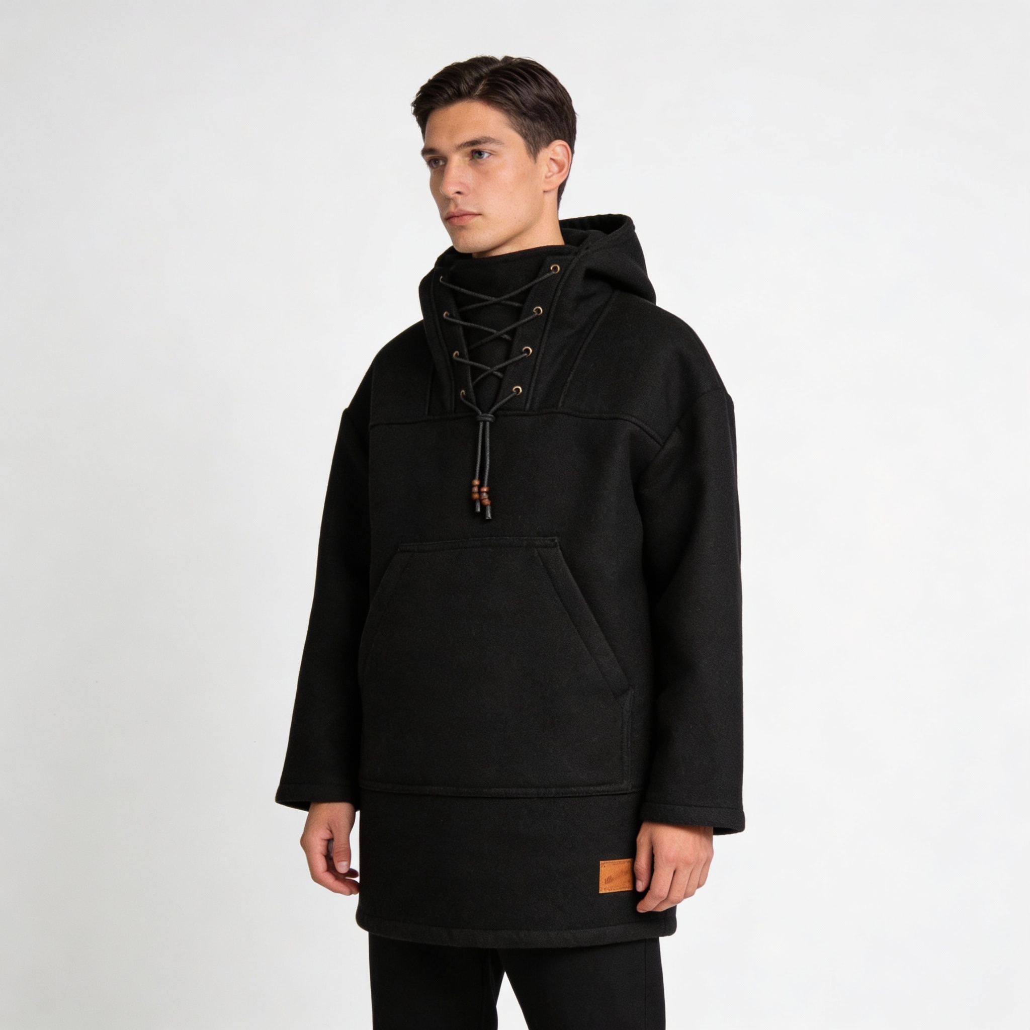 BowLift | Boreal Windrak Woolanorak Jacket | 650g/m² Heavyweight Wool | 28-Micron Wind-Resistant Outerwear | Technical Hunting & Expedition Smock