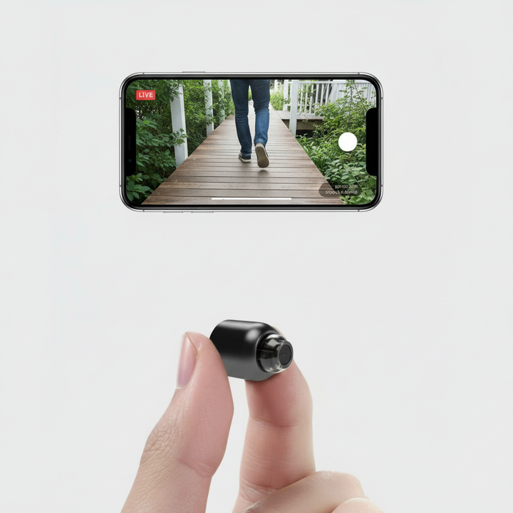 Ultracompact Wi-Fi surveillance camera with night vision | Bowlift