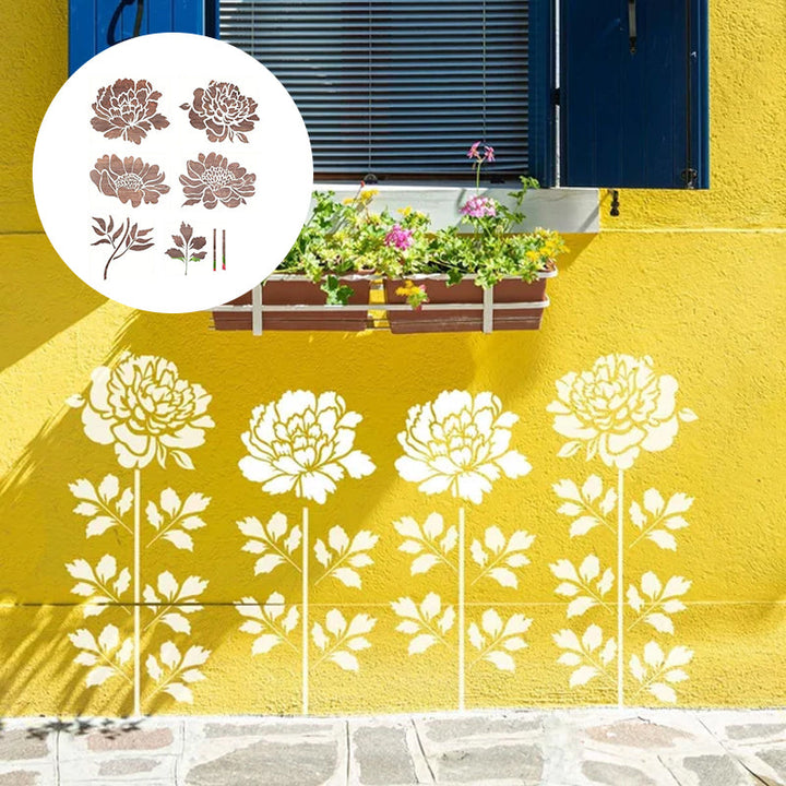 BowLift | Large Flower Stencils for Garden Fence