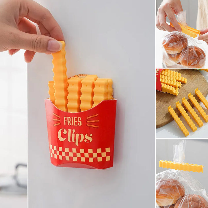 BowLift | Funny magnetic French fries food closure clip