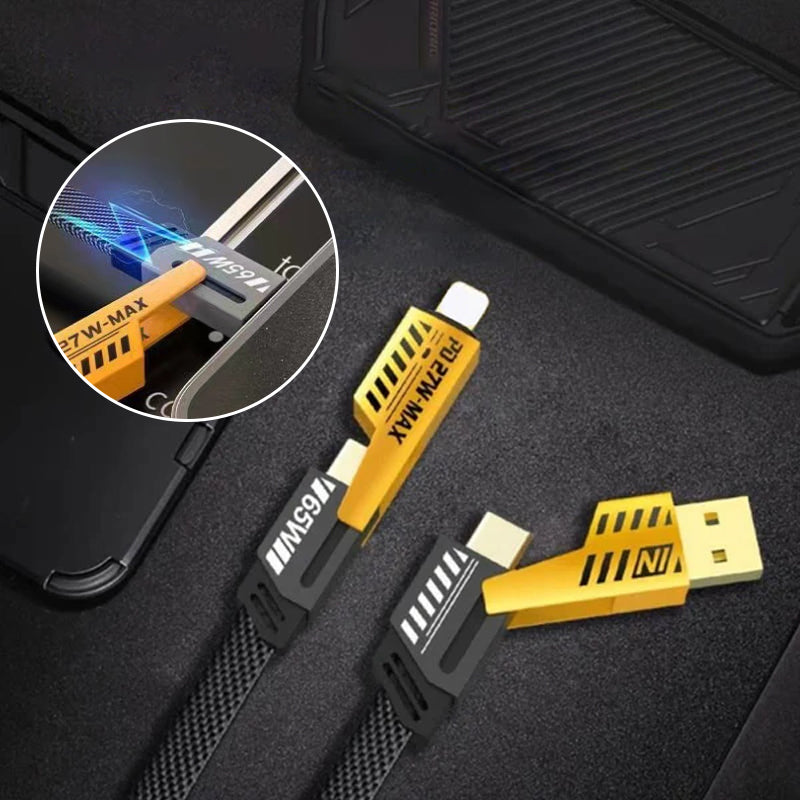 BowLift | 4 in 1 PD 65W Fast Charging Cable