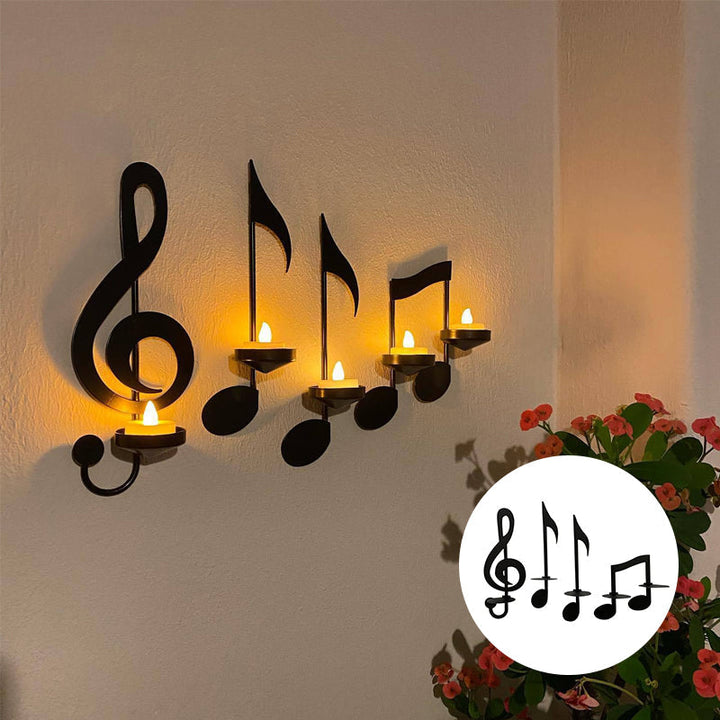 BowLift | Candle holder with music notes