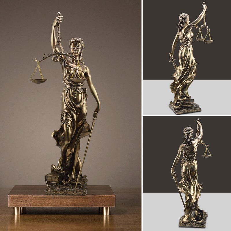 BowLift | Decorative statue of the Goddess of Justice