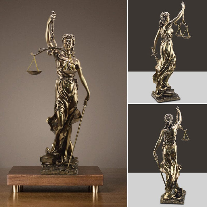 BowLift | Decorative statue of the Goddess of Justice