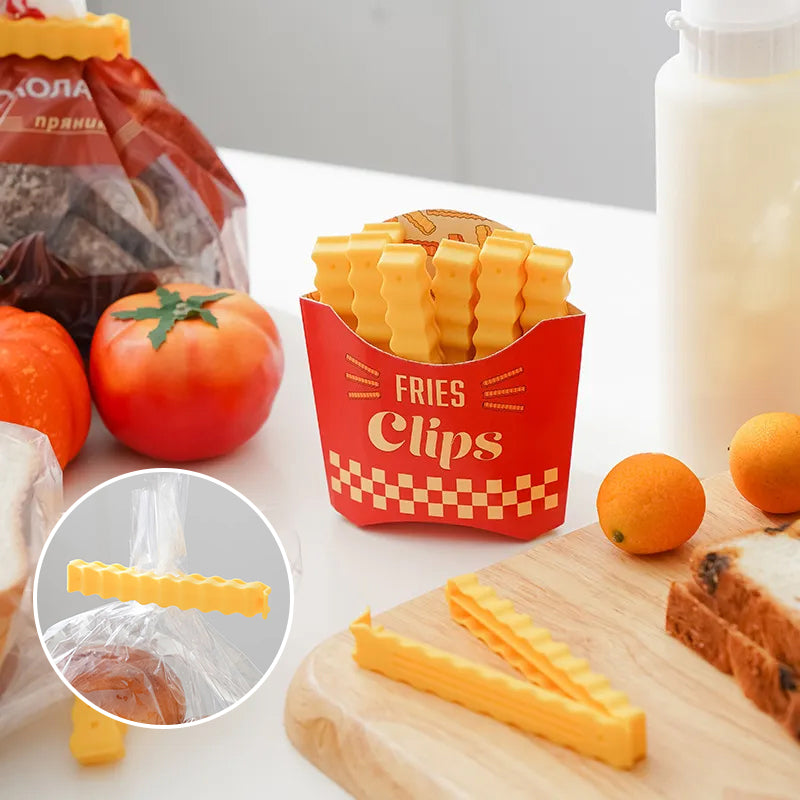 Funny magnetic French fries food closure clip | Bowlift