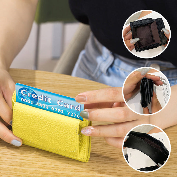 Women's Foldable Short Wallet | Bowlift