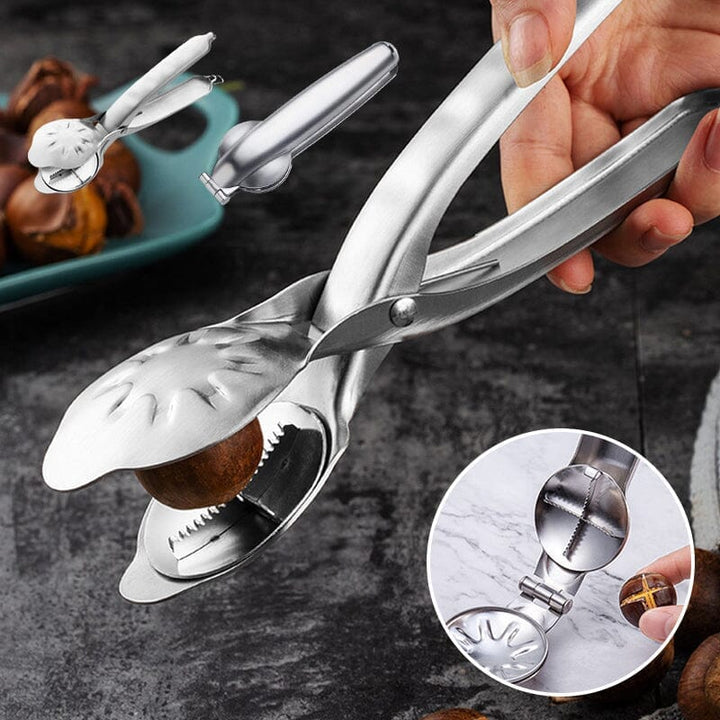 BowLift | Stainless Steel Nut Chestnut Bowl Opener