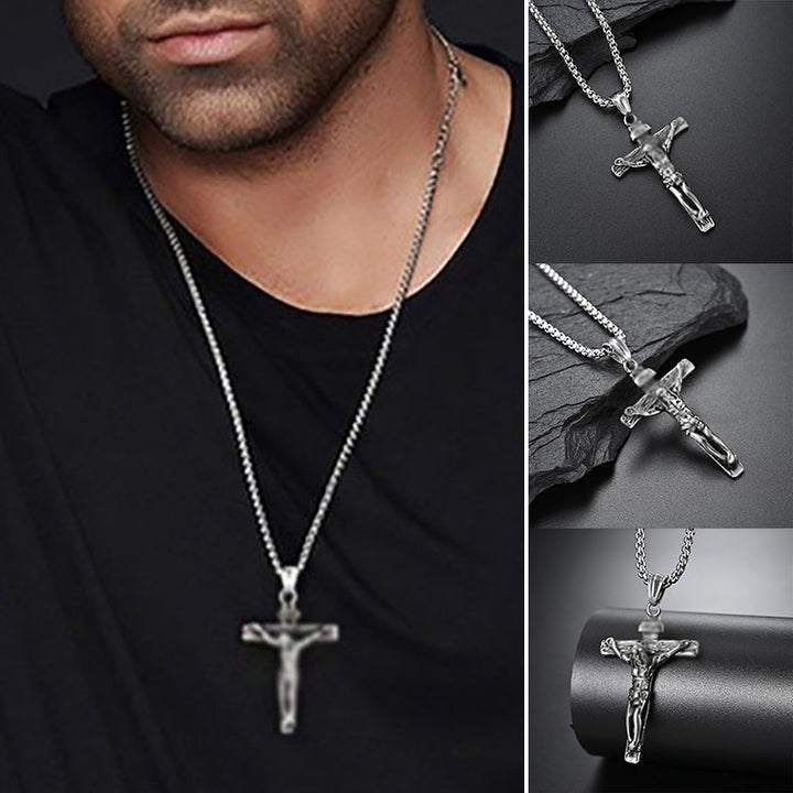 BowLift | Titanium Steel Cross Pendant Necklace