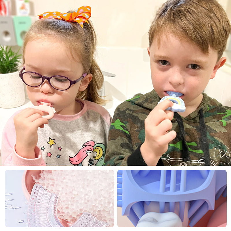 BowLift | Children's Rainbow U-shaped Toothbrush