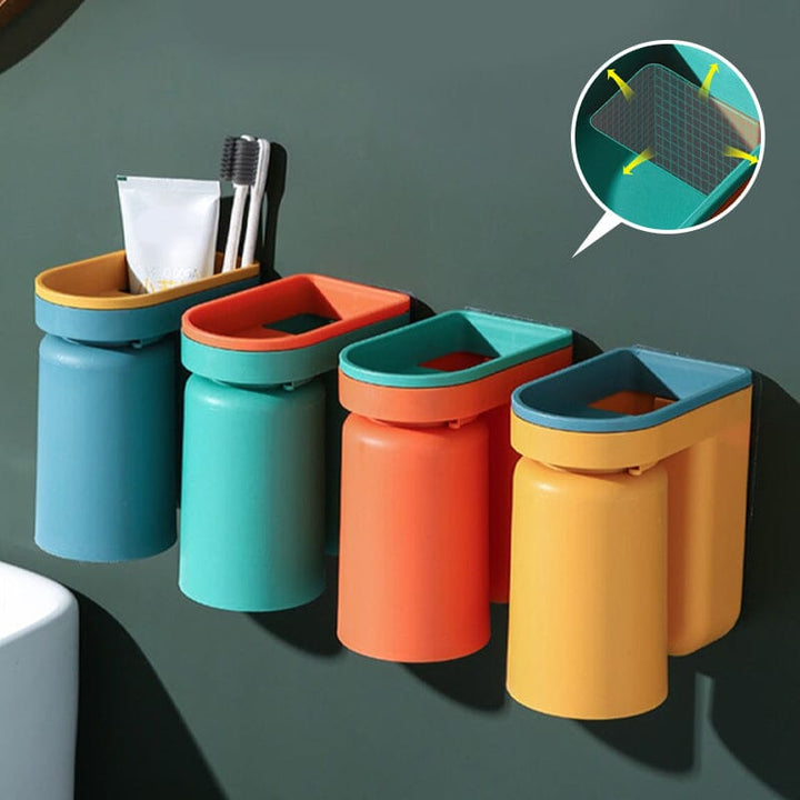BowLift | Stick-on Toothbrush Holder