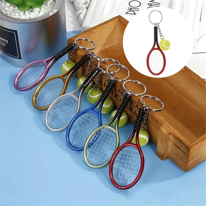BowLift | Mini tennis racket keychain