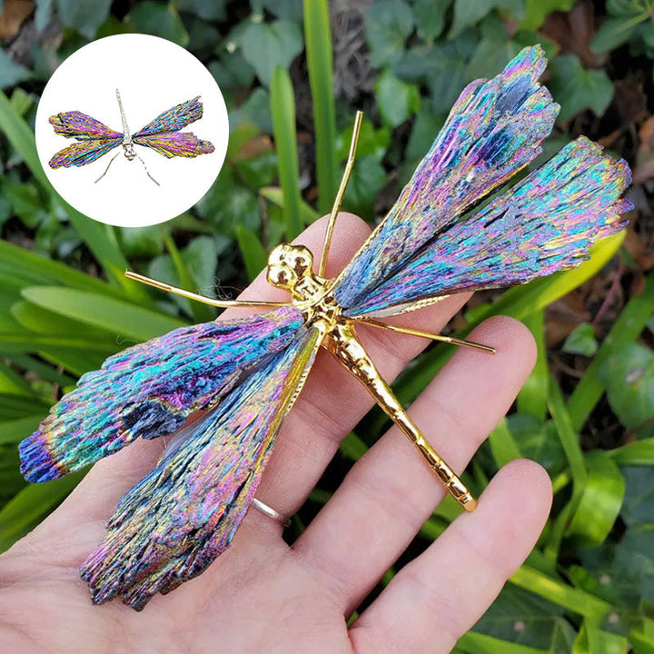 AURA TOURMALINE KYANITE DRAGONFLY | Bowlift