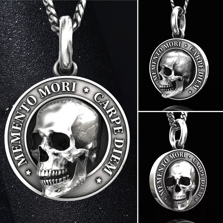 BowLift | Skull Necklace Made of Titanium Steel