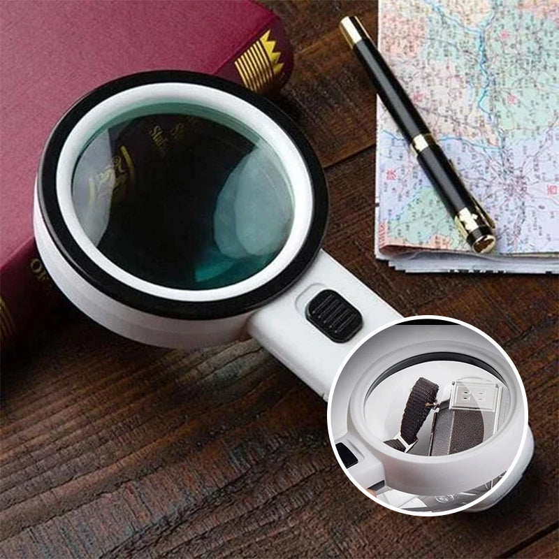 BowLift | 30x optical magnifying glass with LED light