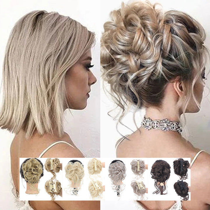 Hair bun ponytail with clip | Bowlift
