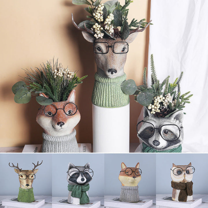 Resin Animal Flower Pot | Bowlift