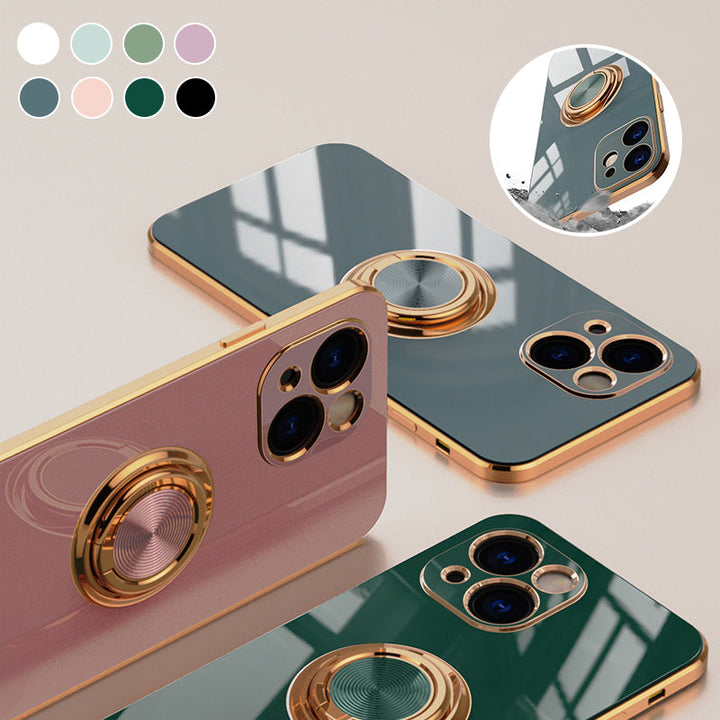 BowLift | Plated Case with Ring For iPhone