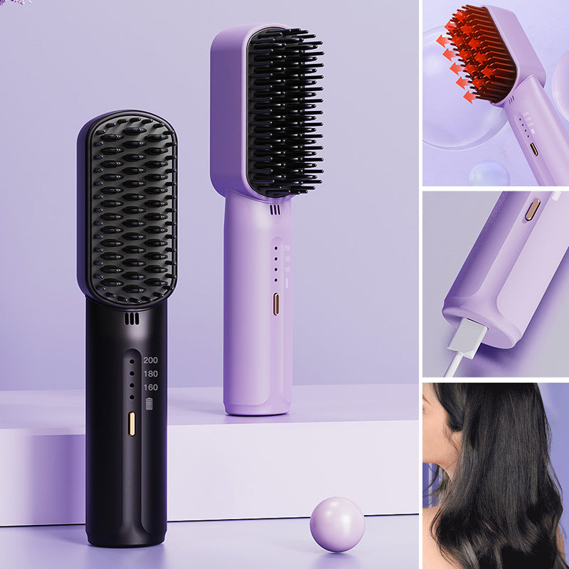BowLift | Portable negative ion hair straightener comb