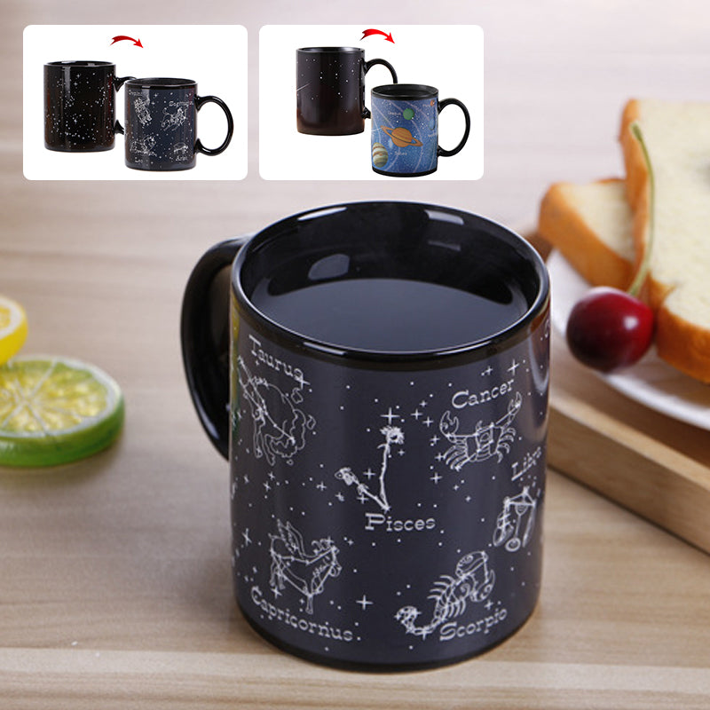 Heat-sensitive temperature-change Starry Mug | Bowlift