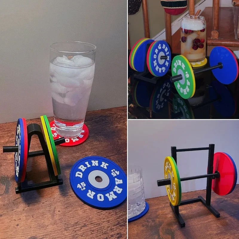 Weight Plate Coaster Set of 4 | Bowlift