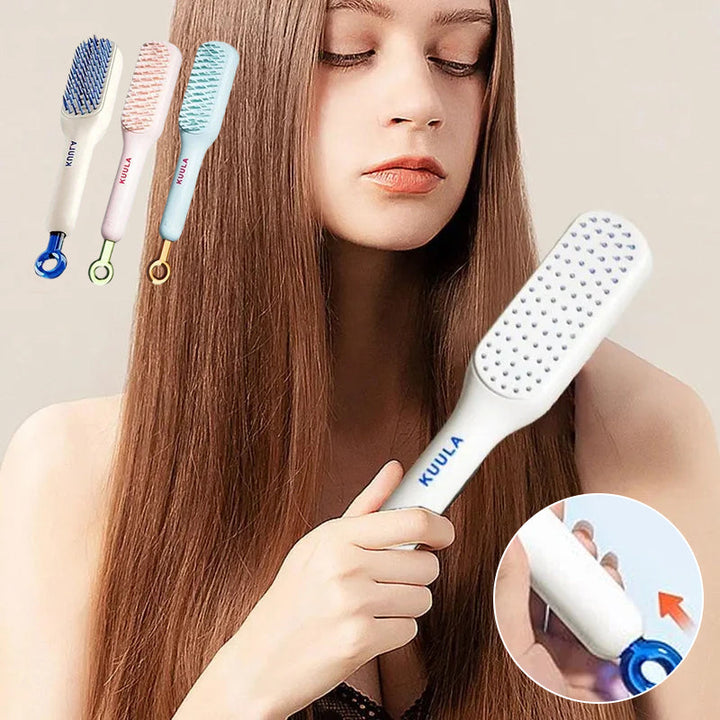 BowLift | Self-Cleaning Antistatic Massage Comb