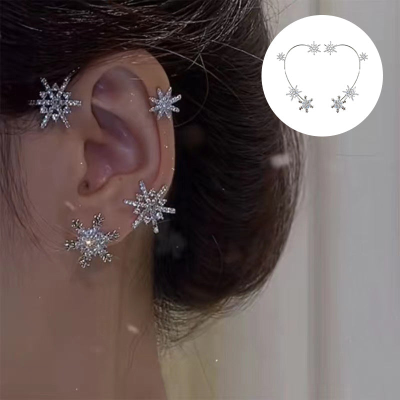 BowLift | Diamond And Zirconia Earrings Without Holes