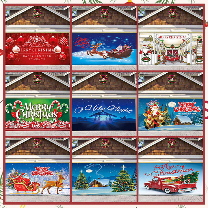 BowLift | Snow Garage Door Banner Ornament