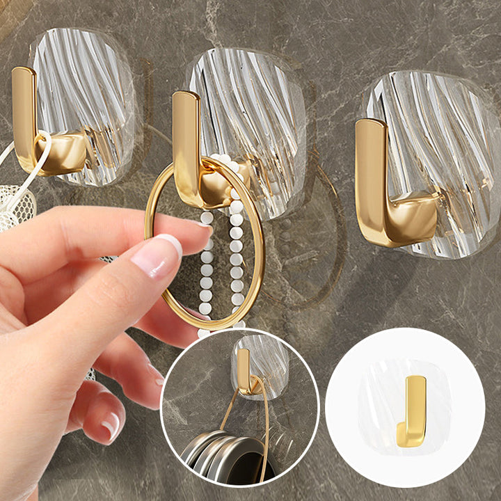 Transparent Acrylic Adhesive Wall Hook Exquisite Punch-Free Hook | Bowlift