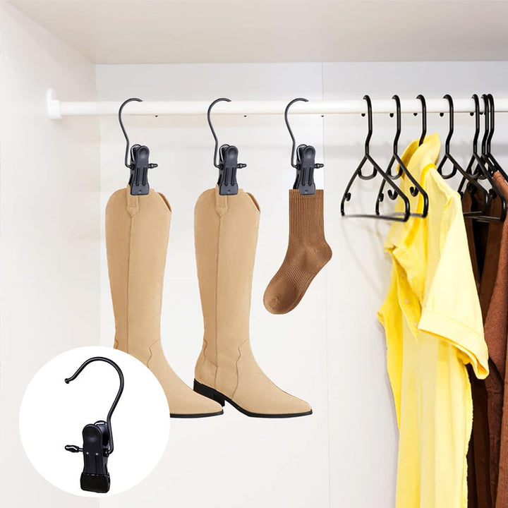 BowLift | Space-saving portable travel hanger clips