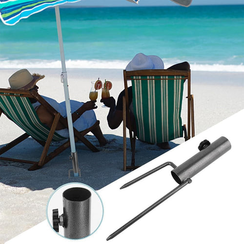 BowLift | Heavy-Duty Adjustable Spiral Ground Anchor Umbrella Holder