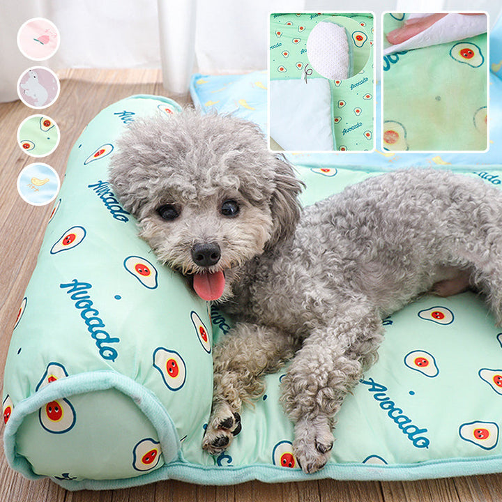 Ice silk cooling mat for pets | Bowlift